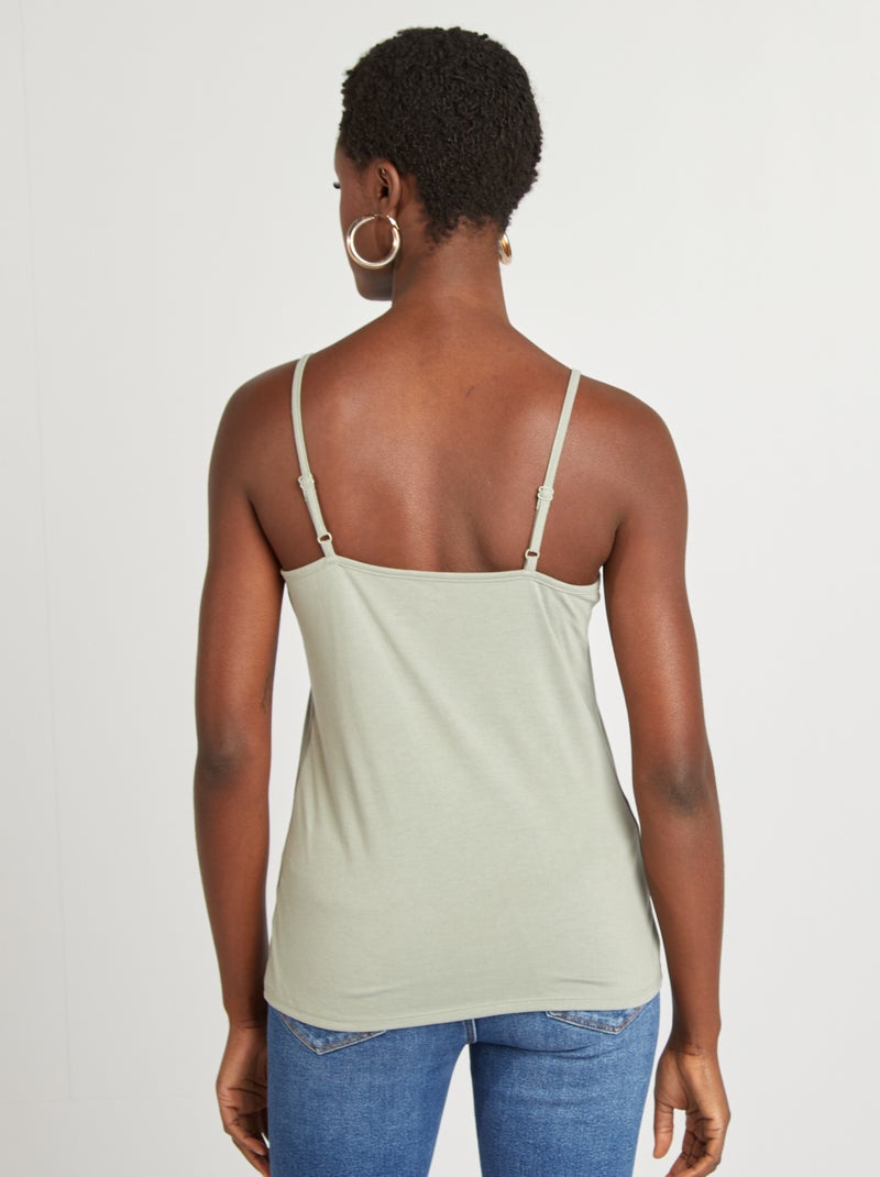 Canotta spalline sottili VERDE - Kiabi