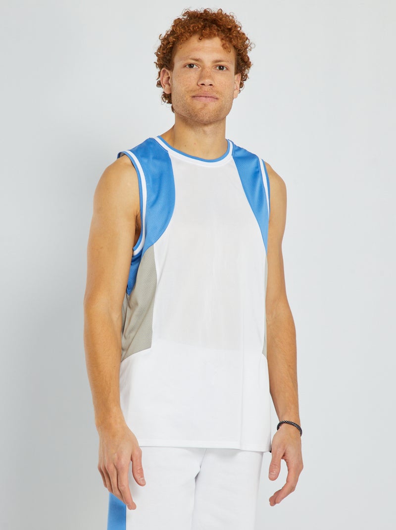 Canotta sportiva Bianco - Kiabi