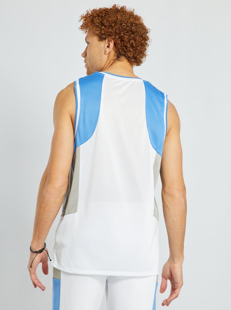 Canotta sportiva Bianco - Kiabi