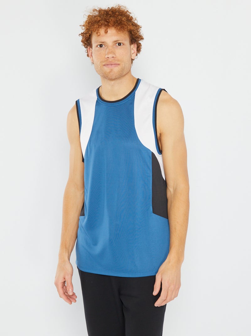 Canotta sportiva blu scuro - Kiabi