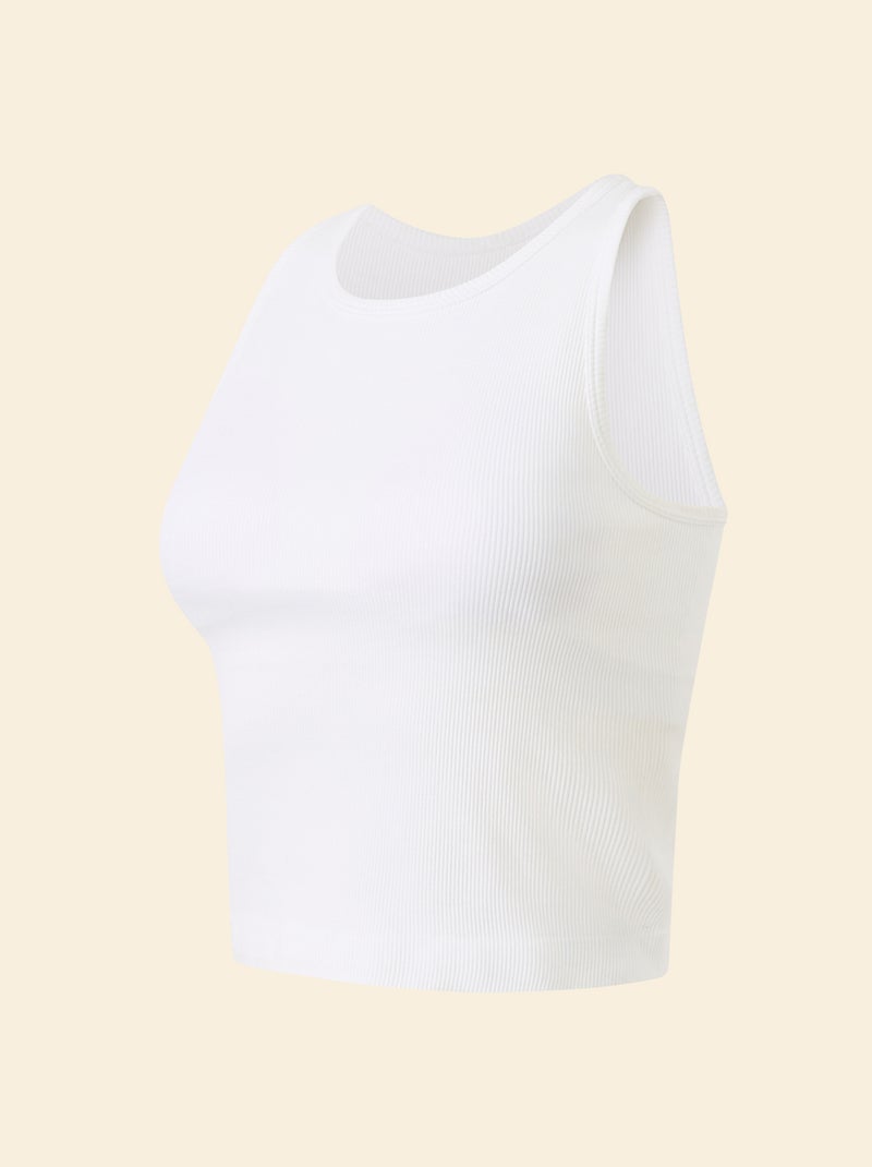 Canotta sportiva con coppe integrate - (ekstract) Bianco - Kiabi