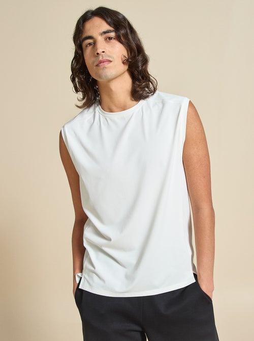 Canotta sportiva con inserti in mesh sui lati - (ekstract) - Kiabi