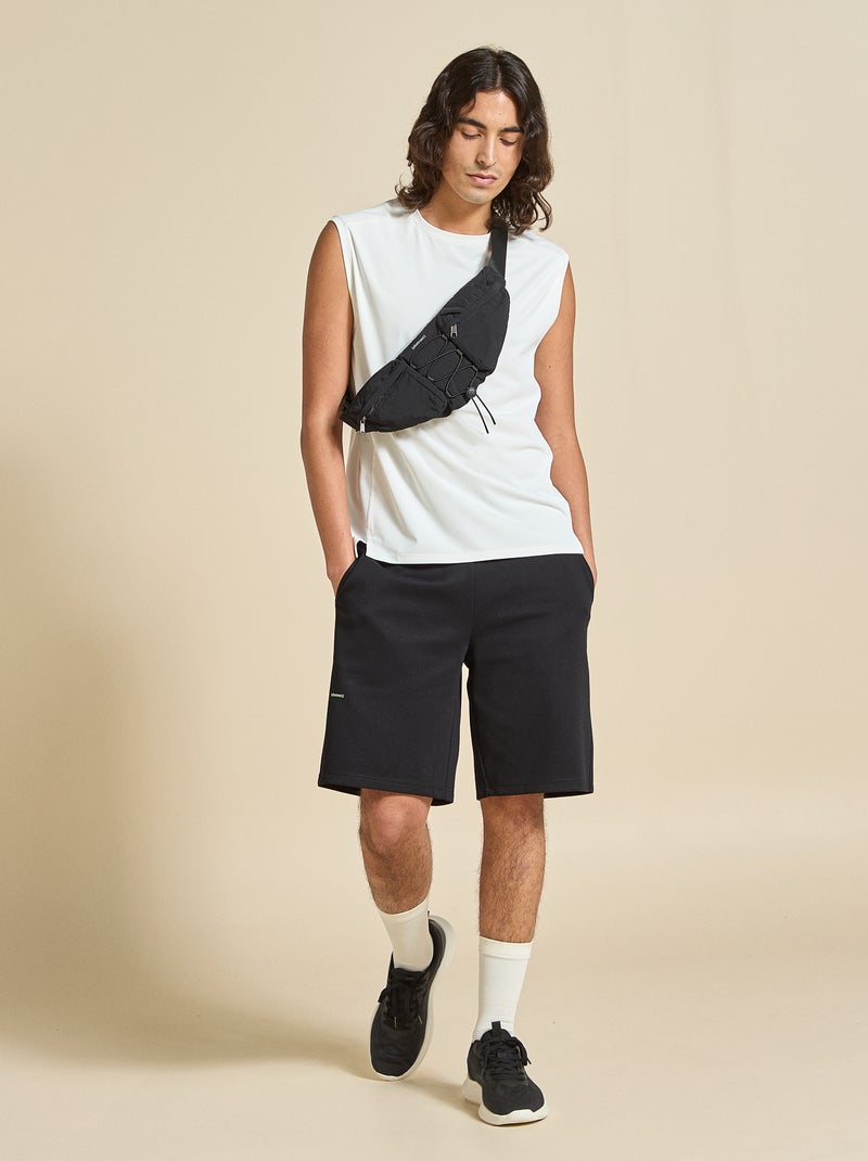 Canotta sportiva con inserti in mesh sui lati - (ekstract) Bianco - Kiabi