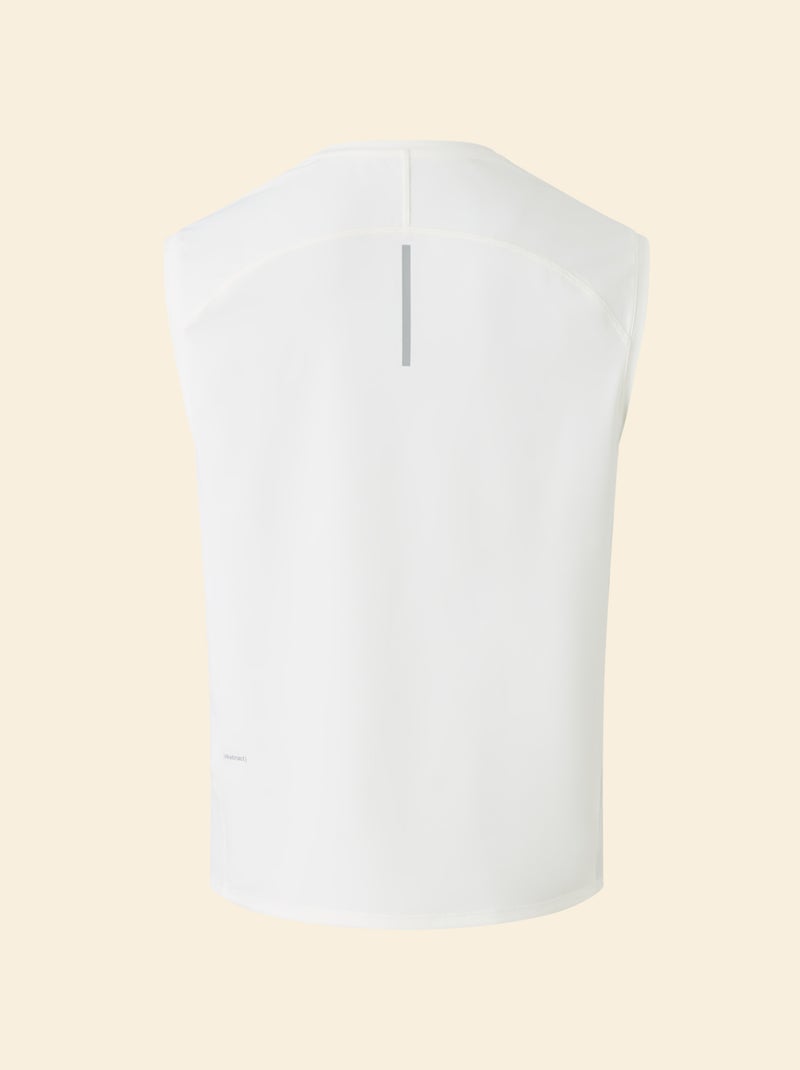 Canotta sportiva con inserti in mesh sui lati - (ekstract) Bianco - Kiabi