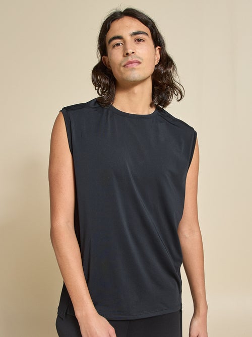 Canotta sportiva con inserti in mesh sui lati - (ekstract) - Kiabi