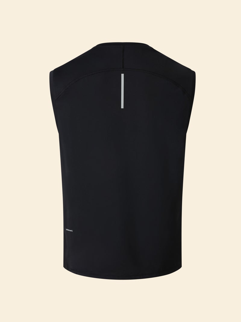 Canotta sportiva con inserti in mesh sui lati - (ekstract) Nero - Kiabi