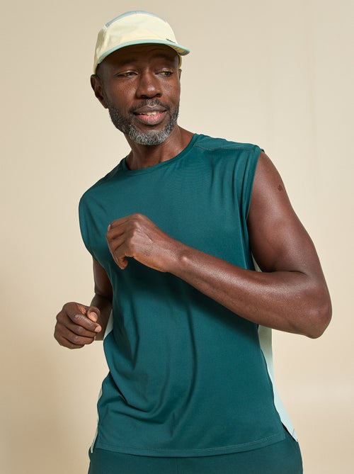 Canotta sportiva con inserti in mesh sui lati - (ekstract) - Kiabi