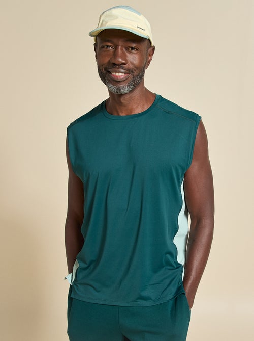 Canotta sportiva con inserti in mesh sui lati - (ekstract) - Kiabi