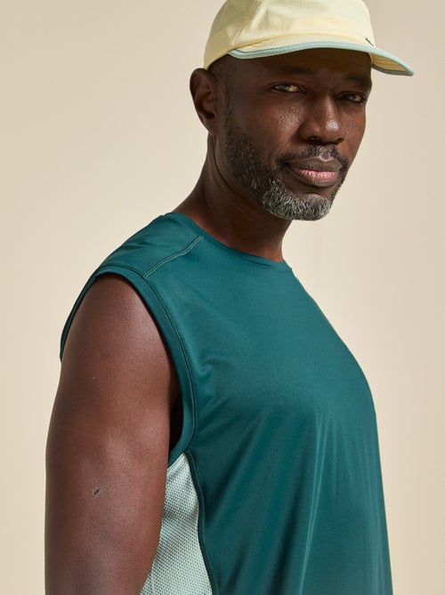 Canotta sportiva con inserti in mesh sui lati - (ekstract) - Kiabi