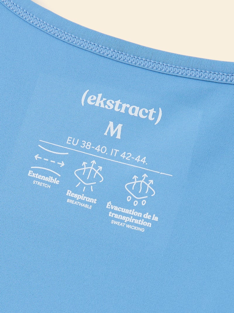 Canotta sportiva fluida - (ekstract) Blu - Kiabi