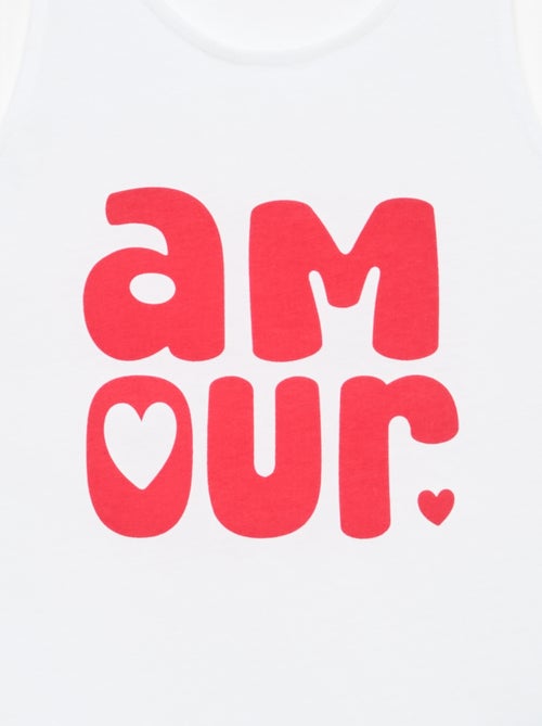 Canotta stampata con collo rotondo - Kiabi