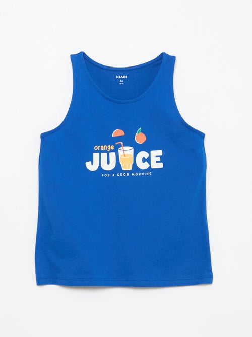 Canotta stampata con collo rotondo - Kiabi