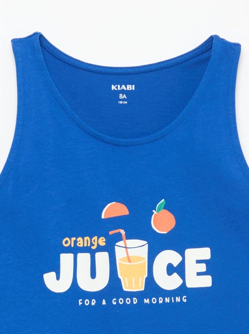 Canotta stampata con collo rotondo - Kiabi