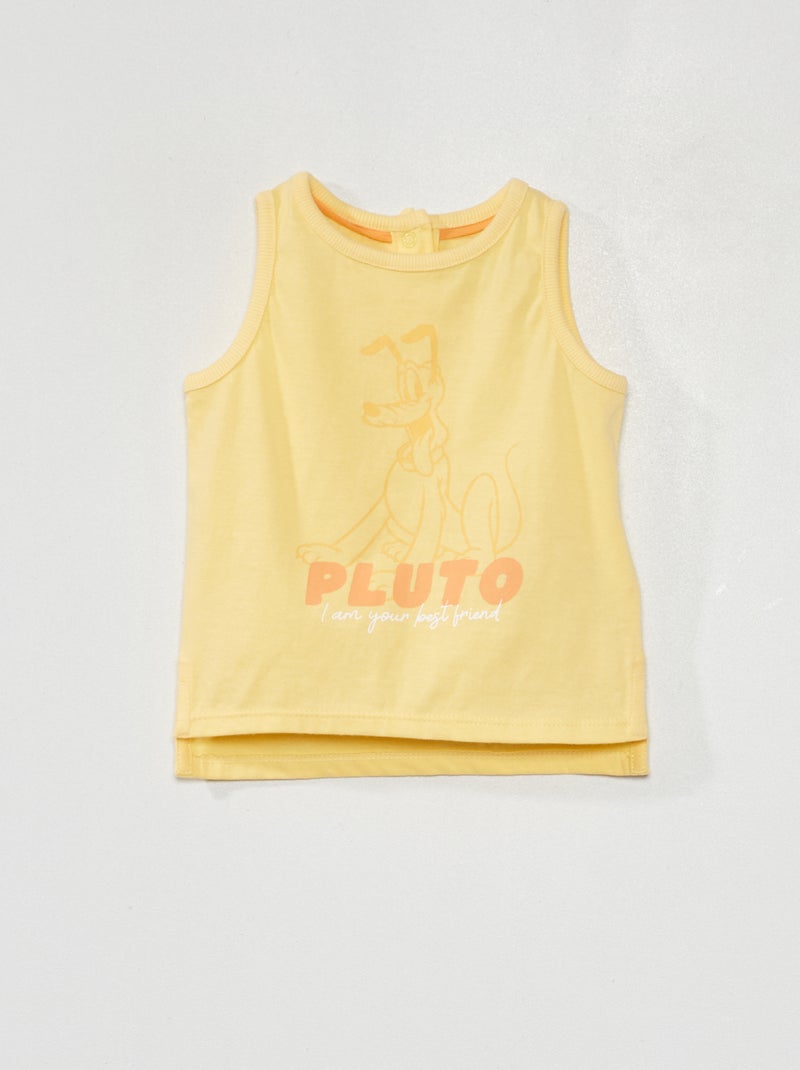Canotta stampata 'Disney' 'Pluto' GIALLO - Kiabi