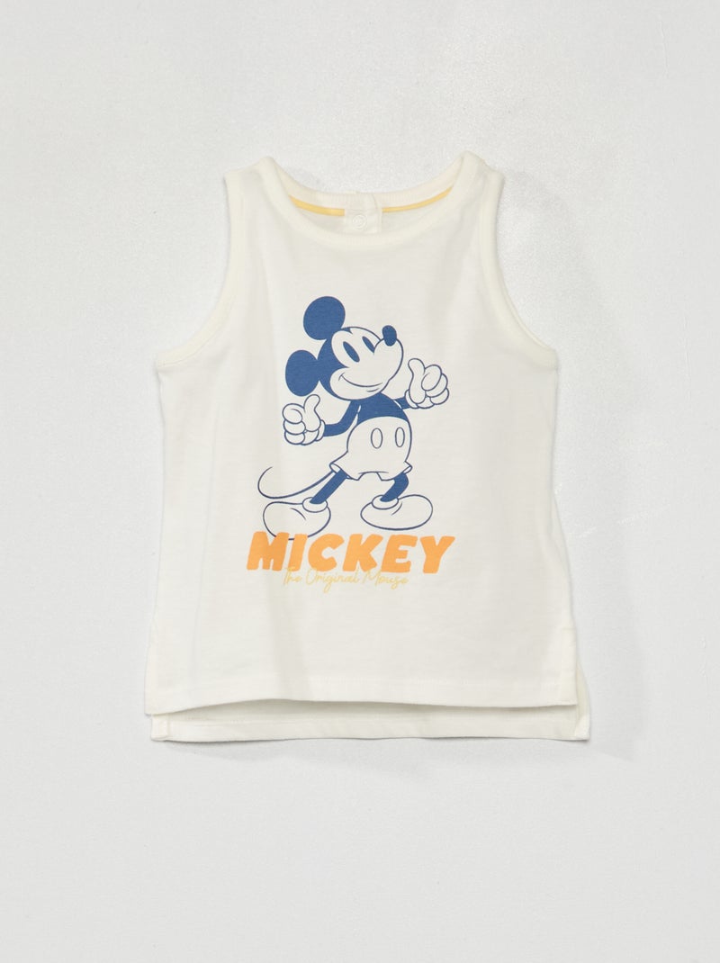 Canotta stampata 'Disney' 'Topolino' BIANCO - Kiabi