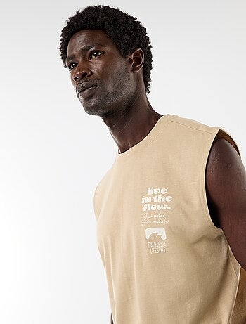 Canotta stampata fronte/retro