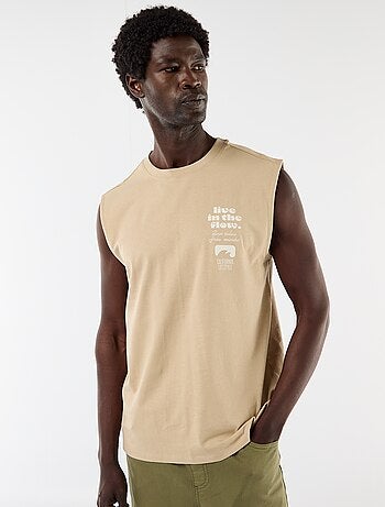 Canotta stampata fronte/retro