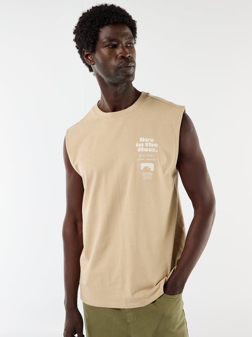 Canotta stampata fronte/retro - Kiabi