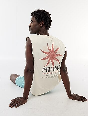 Canotta stampata fronte/retro