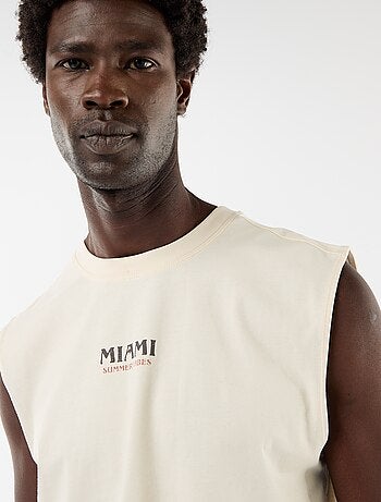 Canotta stampata fronte/retro