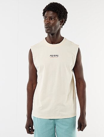 Canotta stampata fronte/retro