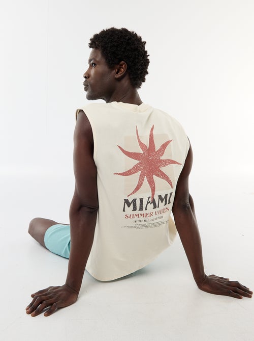 Canotta stampata fronte/retro - Kiabi