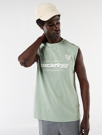 Canotta stampata fronte/retro