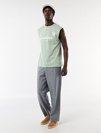 Canotta stampata fronte/retro