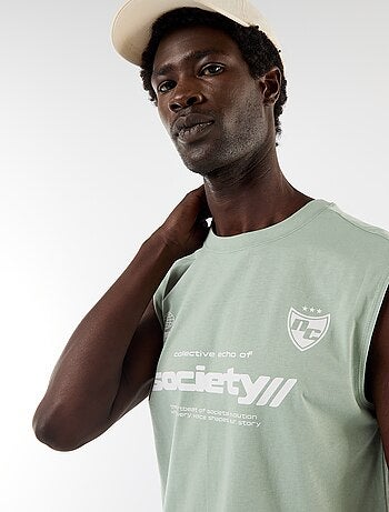 Canotta stampata fronte/retro