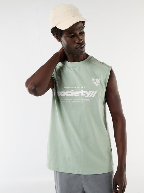 Canotta stampata fronte/retro - Kiabi