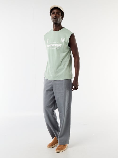 Canotta stampata fronte/retro - Kiabi