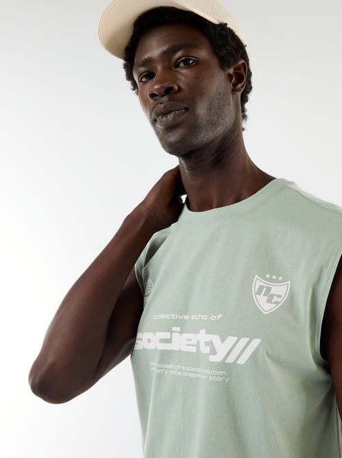 Canotta stampata fronte/retro - Kiabi