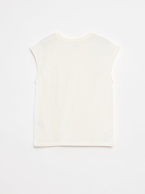 Canotta taglio loose con cut-out sul petto - Kiabi