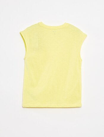 Canotta taglio loose con cut-out sul petto