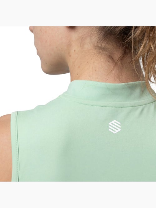 Canotta tennis mezza zip donna tennis donna rally-w light - Kiabi Canotta tennis mezza zip donna tennis donna rally-w light - Kiabi