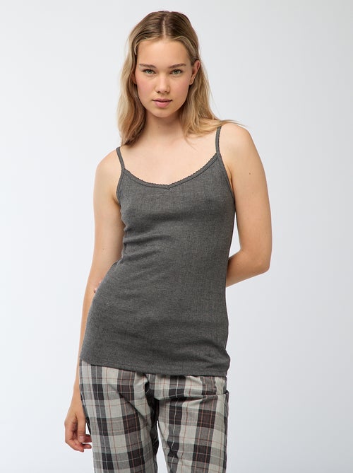 Canotta termoregolatrice tinta unita - Kiabi