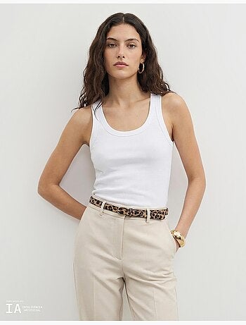 Canottiera a coste, MO Fashion