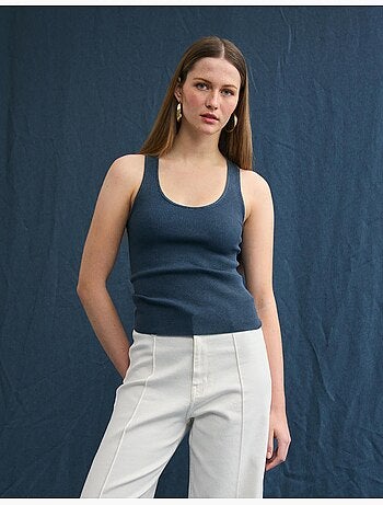 Canottiera a coste, MO Fashion