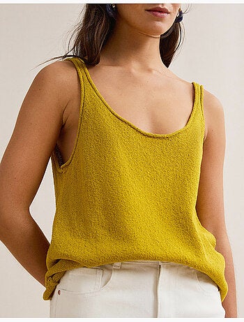Canottiera a coste, mo fashion