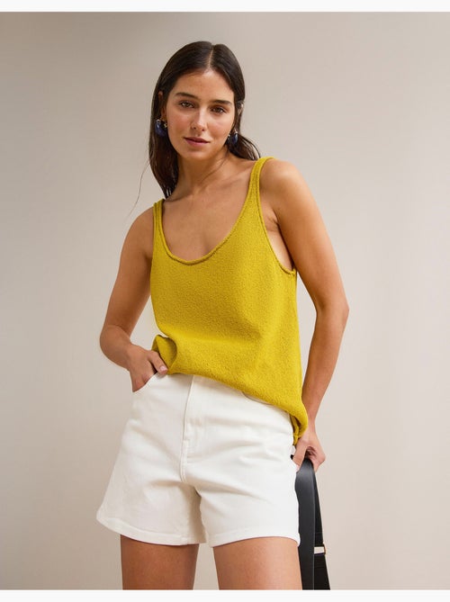 Canottiera a coste, mo fashion - Kiabi Canottiera a coste, mo fashion - Kiabi