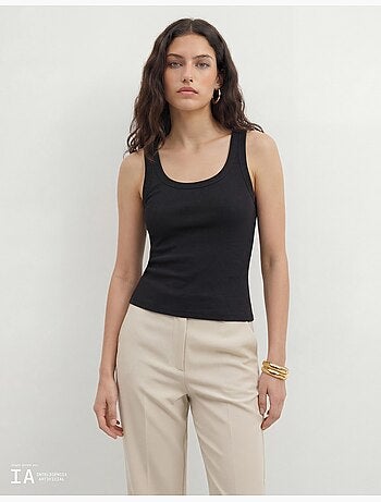 Canottiera a coste, MO Fashion