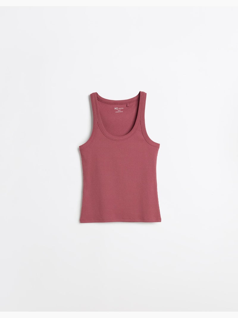 Canottiera a coste, MO Fashion Rosso - Kiabi