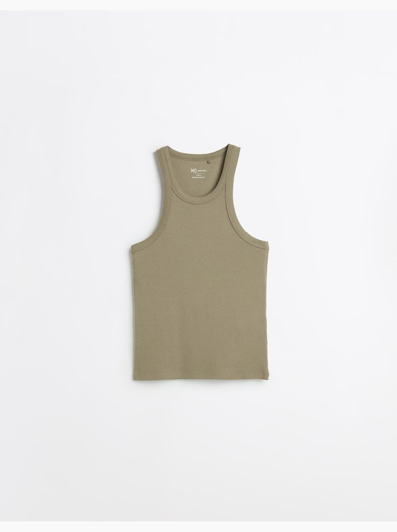 Canottiera a coste, MO Fashion Verde - Kiabi
