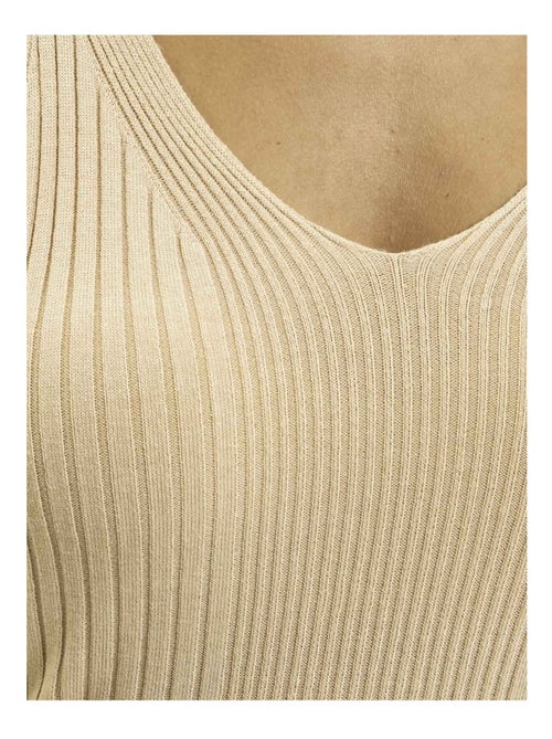 Canottiera a costine lurex FUJIA - Kiabi