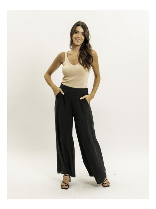 Canottiera a costine lurex FUJIA - Kiabi