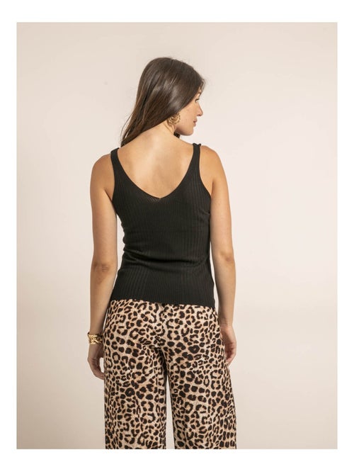 Canottiera a costine lurex FUJIA - Kiabi