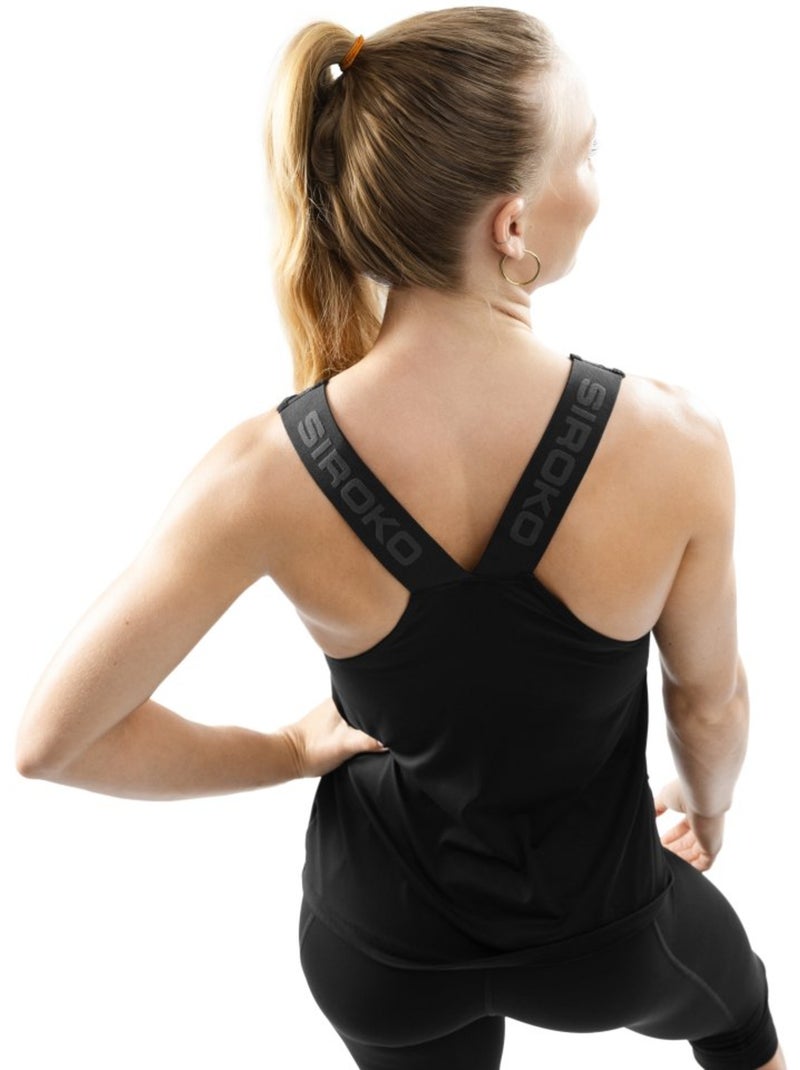 Canottiera da allenamento da donna fitness donna triumph Nero - Kiabi