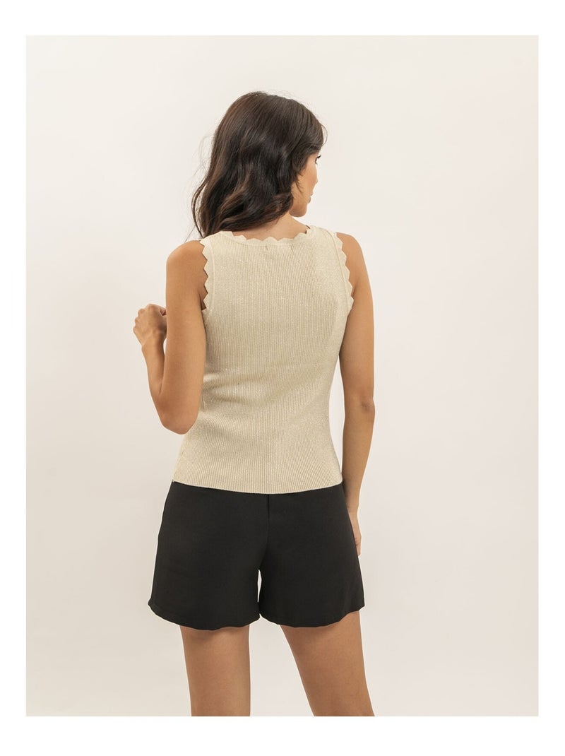 Canottiera FONTINE Nero Dorato - Kiabi