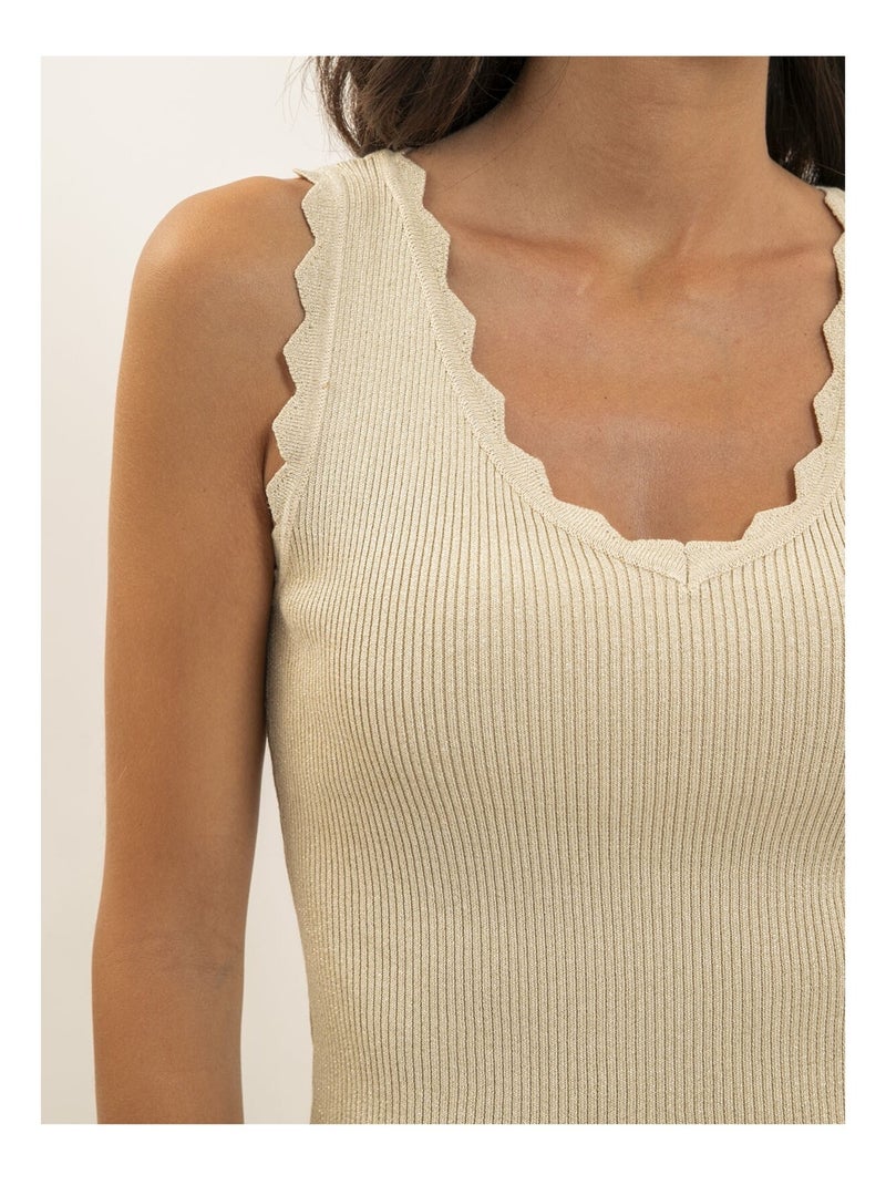 Canottiera FONTINE Nero Dorato - Kiabi