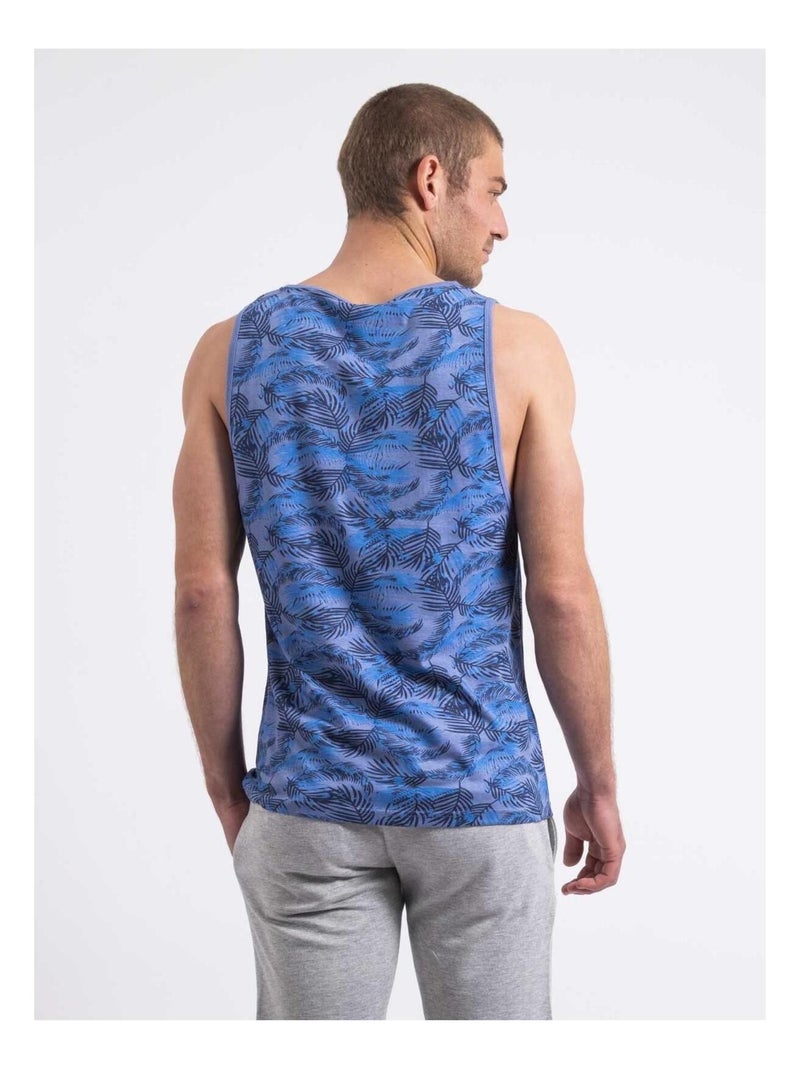 Canottiera girocollo NALONG Blu - Kiabi